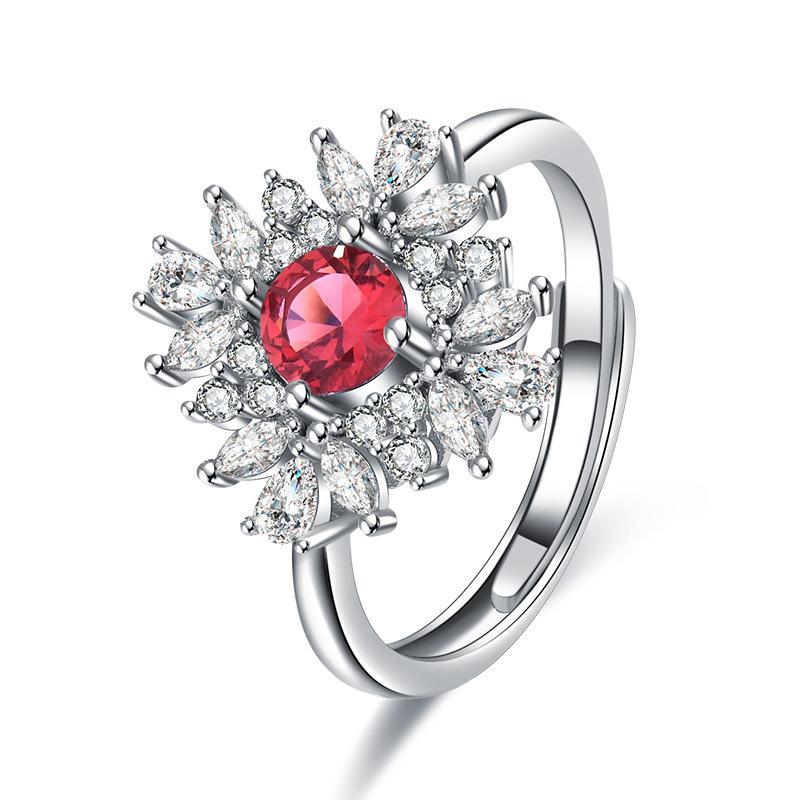 925 Silver Ring Fashion Sparkle AAA Zircon High Quality For Women Rings Wedding Fine Jewelry Accessories Party Gift