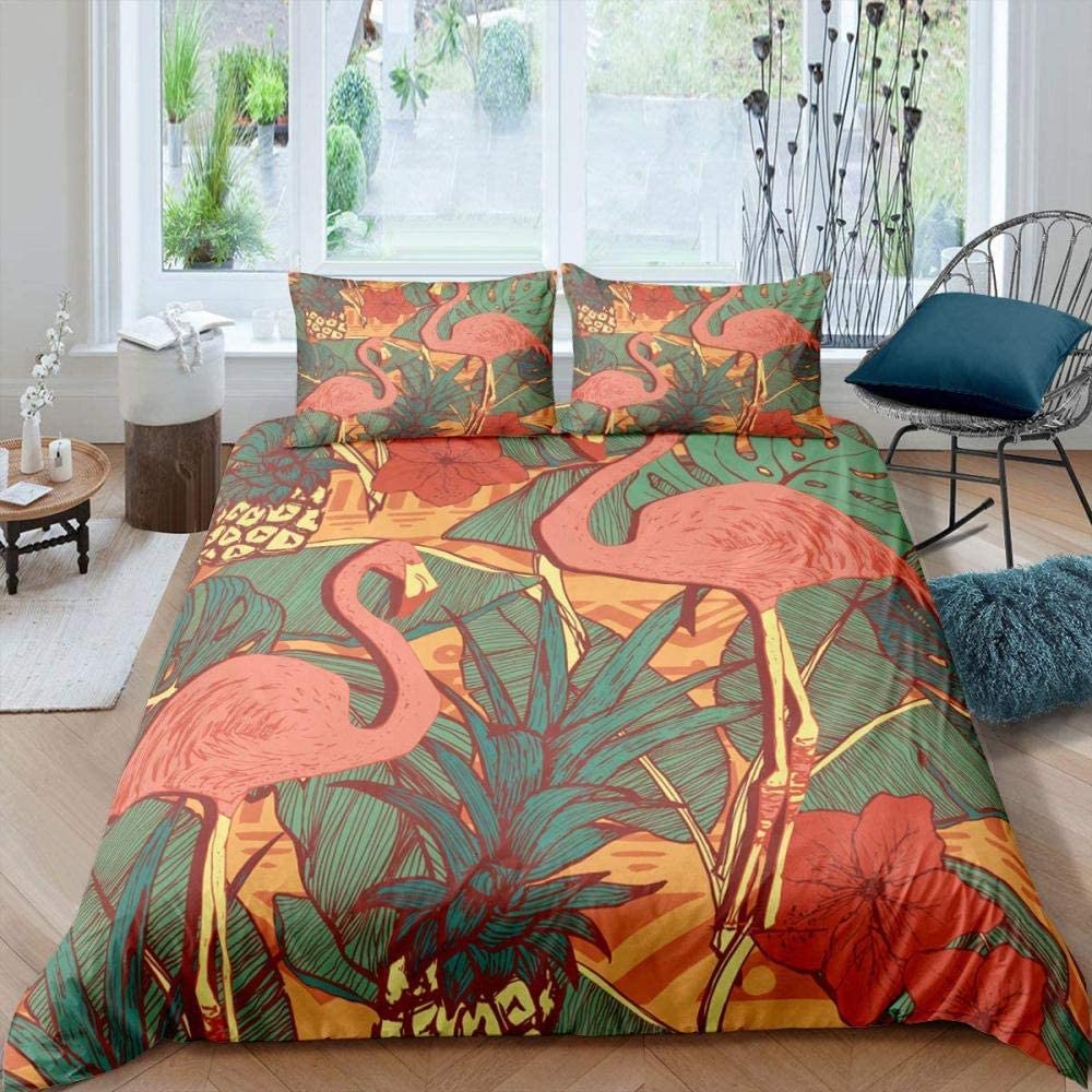 

Красный фламинго пододеяльник комплект постельного белья размера King Queen полиэстер одеяло покрывало дикие животные для детей подростков любителей животных комплект постельного белья EU single(135x200cm)