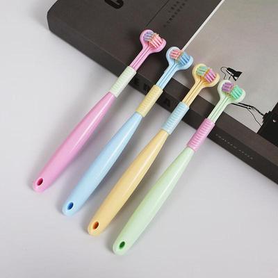 YALINNA Children's Three-Sided Soft Bristle Toothbrush