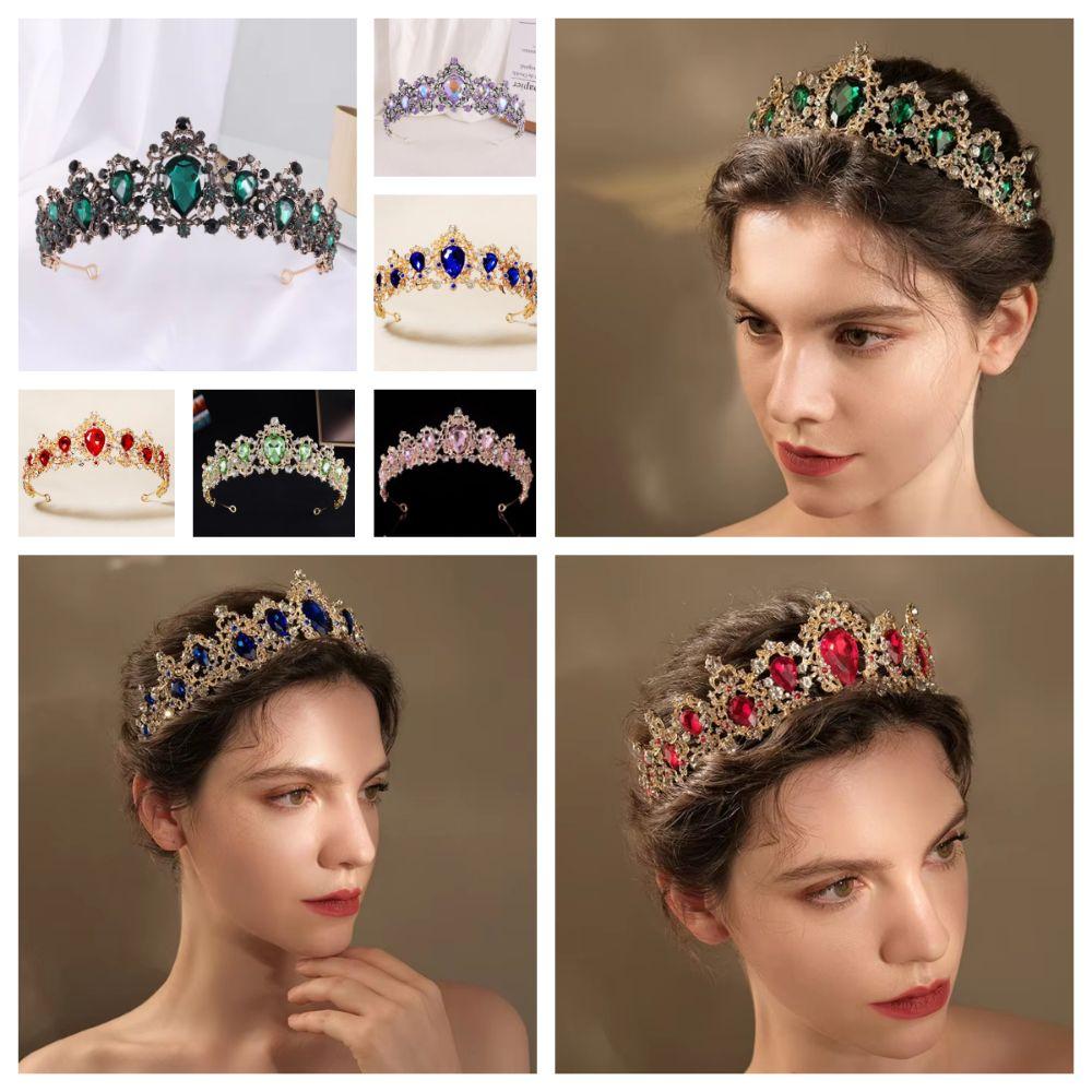 Crystal Bridal Crown Baroque Wedding Tiaras Dress Accessories Diadem Headwear Bridal Event