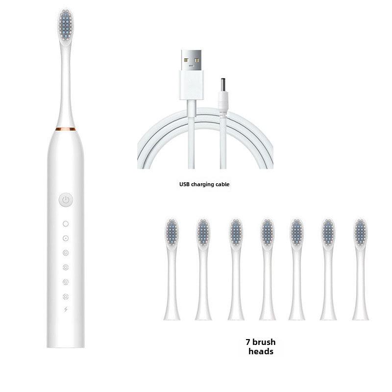 Universal Rechargeable Sonic Electric Toothbrush for Adults & Children - Soft Bristle, Fully Automatic, Ideal for Couples