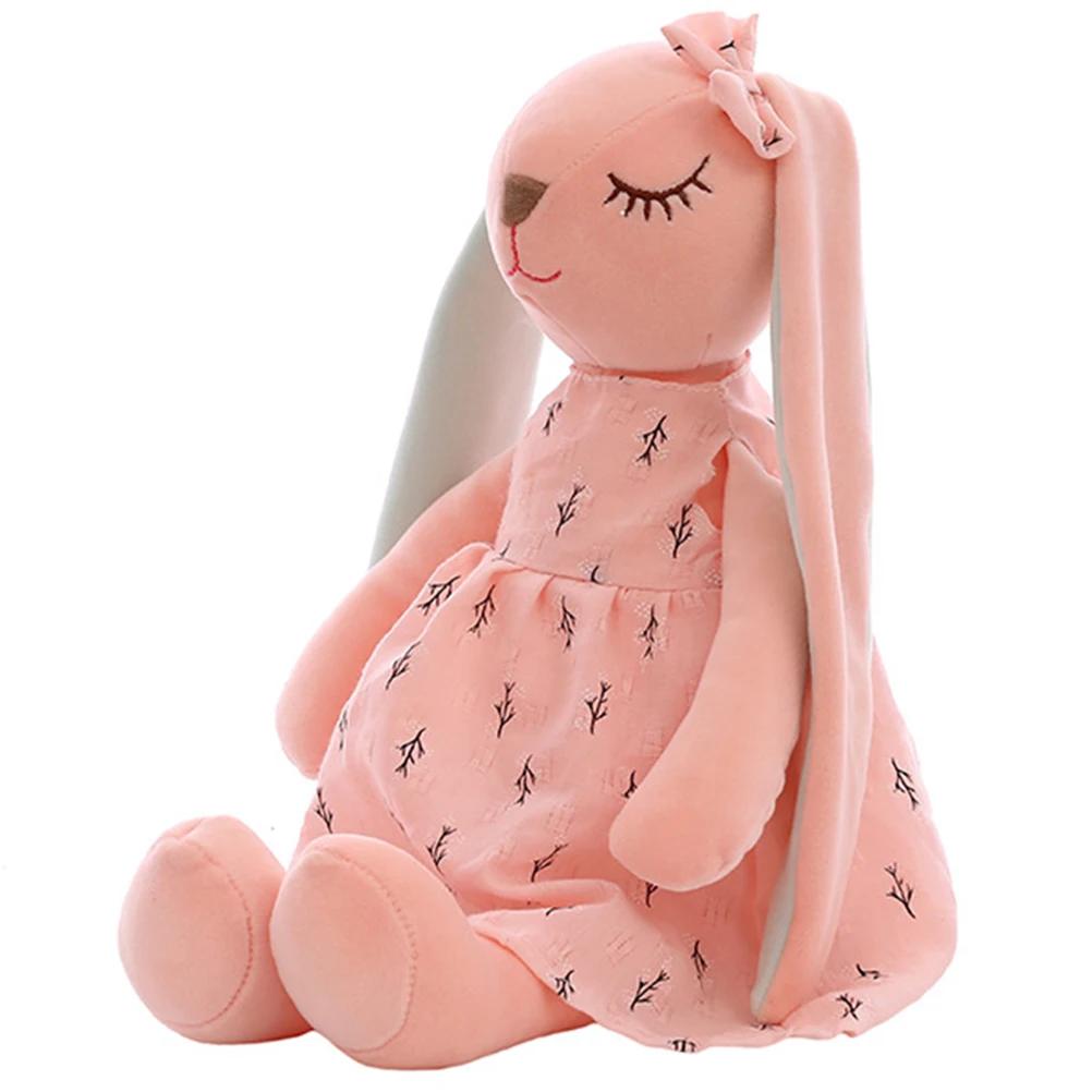 

35/45cm Cartoon Long Ears Rabbit Doll Soft Plush Toys for Children Rabbit Sleeping Mate Stuffed Plush Animal Toys Easter Gifts