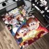 Custom Name Forest Friends Living Room Non-Slip Area Rug Soft Carpet for Bedroom Kids Playroom Sofa Office Home Decor Doormat