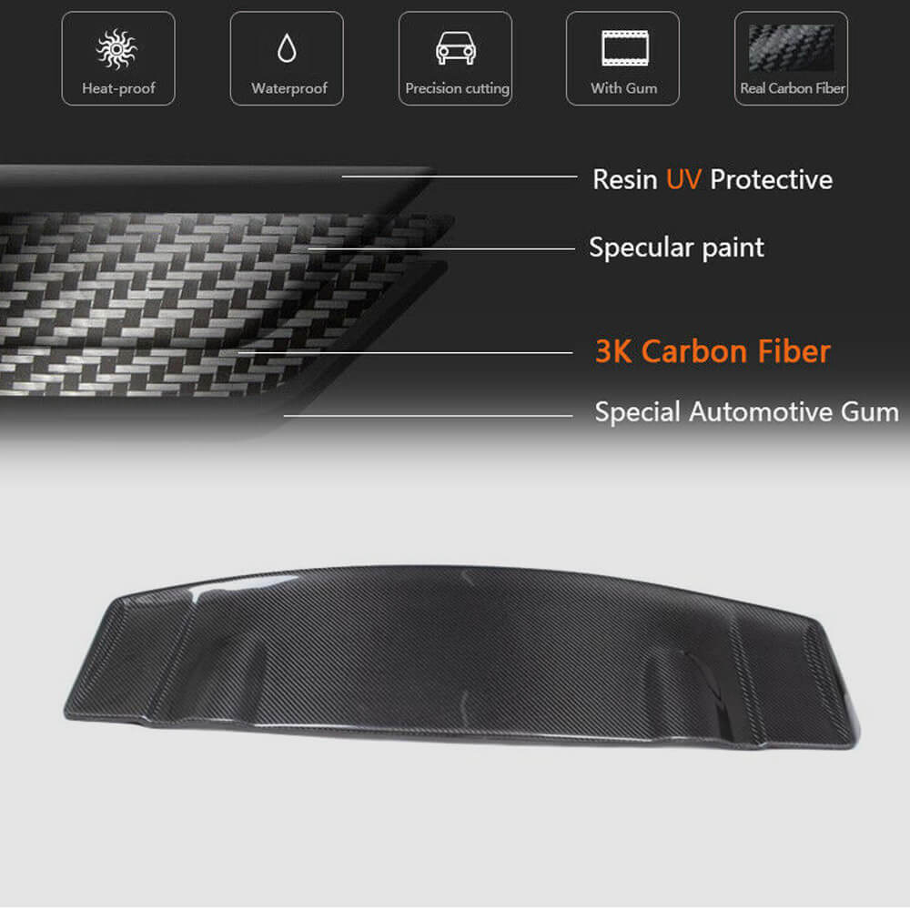 Spoiler V2 (for Base, Carbon) for Volkswagen Scirocco