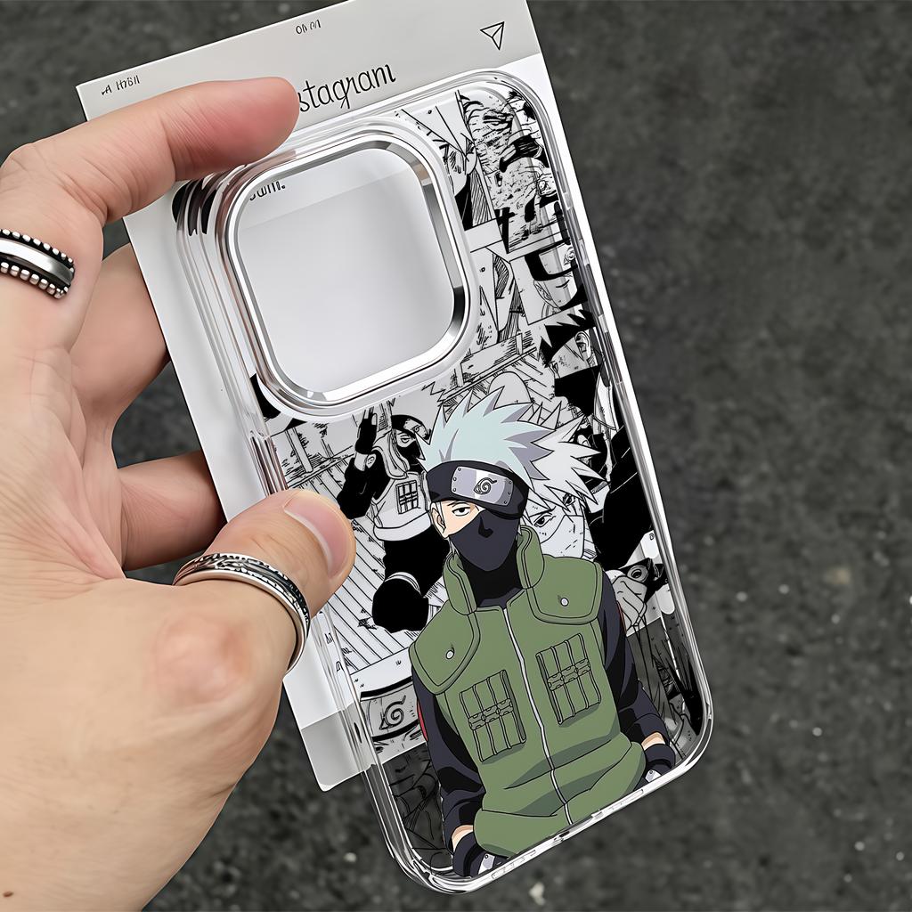 Anime Hatakes Kakashis Phone Case For iPhone 17e 17 16e 16 15 14 13 12 11 mini Pro Max X XR XSMAX 8 7 Air Plus Clear