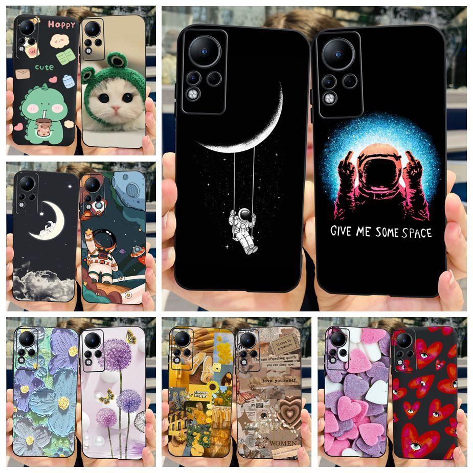 For Infinix Note 11 Case X663 X663B Cute Fashion Painted Cover Case For Infinix Note 12 Note12 Note11 X663C Soft TPU Fundas Capa