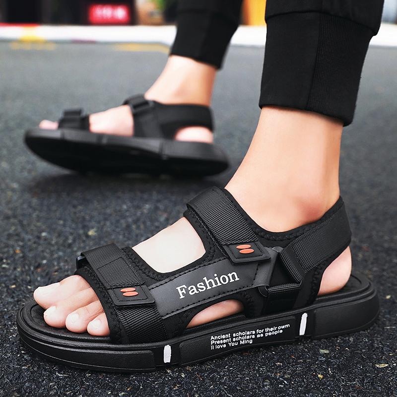 Herren Sandalen Sommer Bequem Atmungsaktiv Herren Hausschuhe Outdoor Modisch Rutschfest Römische Schuhe Schuhe Für Mann Gute Qualität