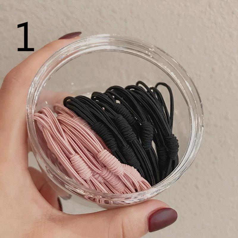 1 box Hair Accessories Women Rubber Bands Elastic Hair Bands Girls Headband Decorations Ties Ponytail Holder Scrunchy Rope Hair Jewelry