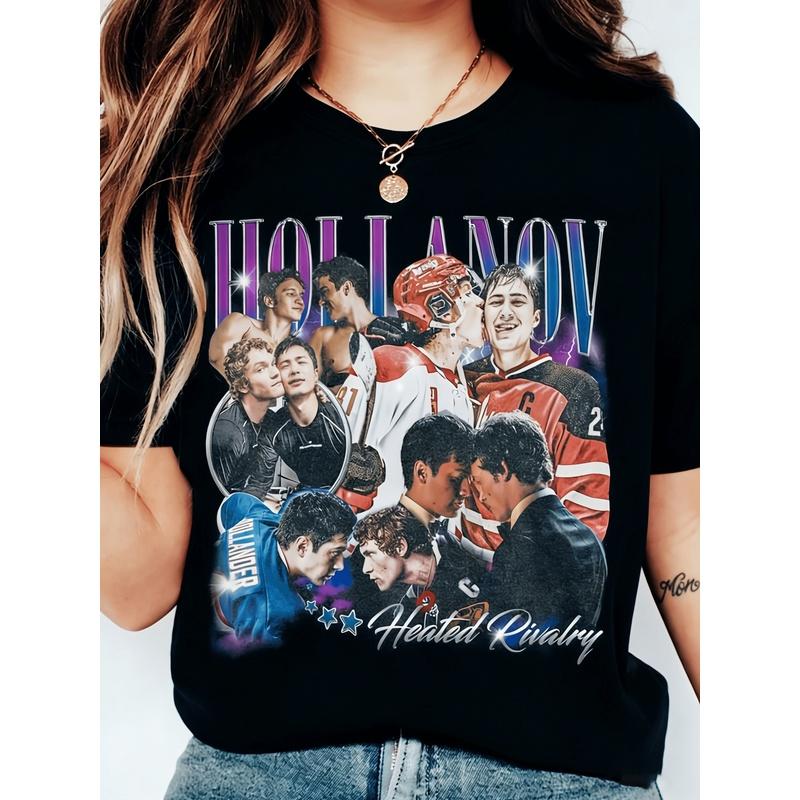 2026 NEW Hollanov Heat Ed Riv Alry Vintage Shirt Hockey Romance Comfort Colors Tee Team Hollanov Fan Gift