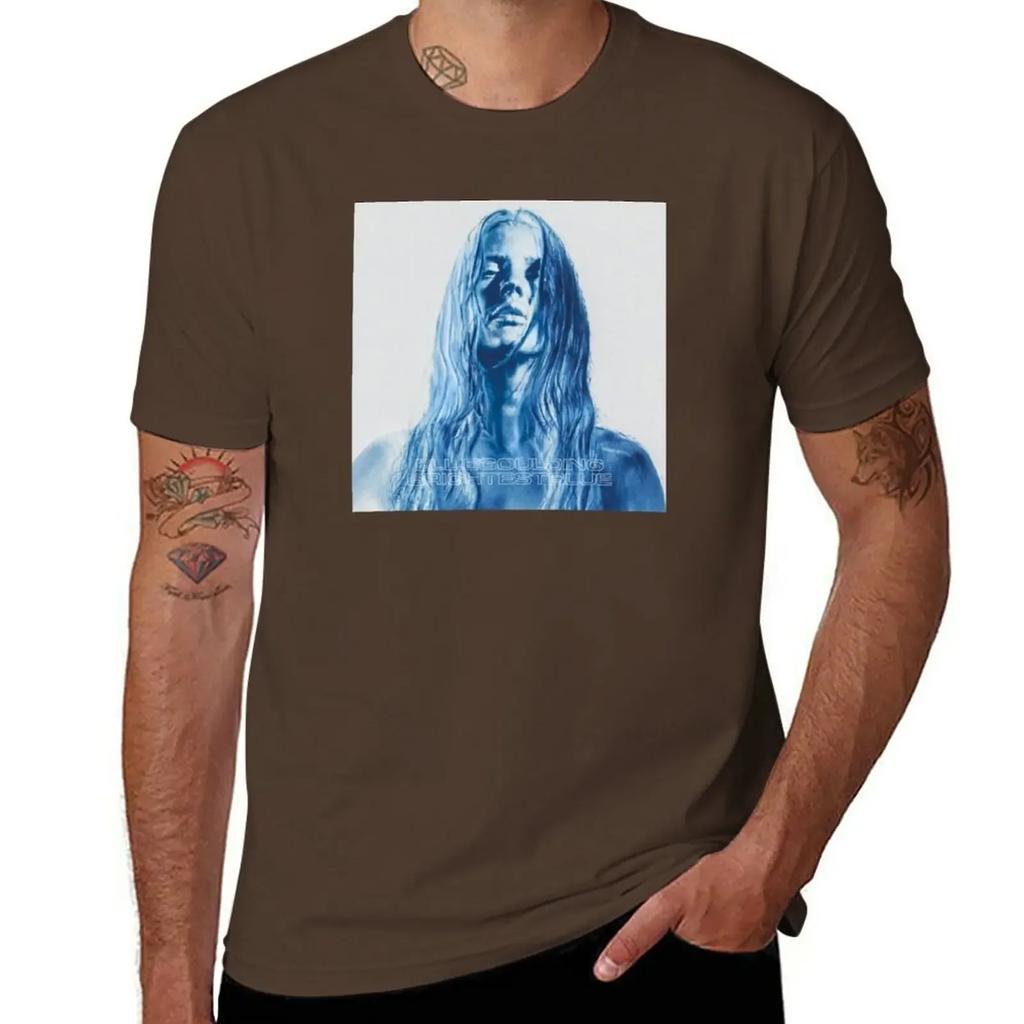 Ellie Goulding - Brightest Blue T-Shirt Aesthetic clothing plain customs design your own Men's clothing