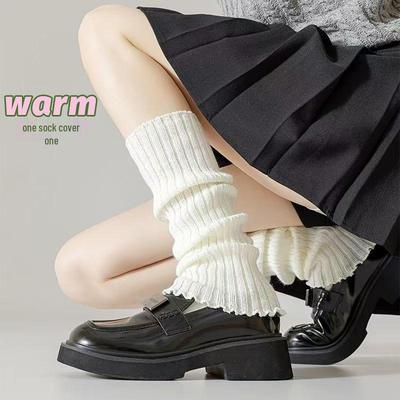 Women's Slimming Mid-Calf Leg Warmers, Versatile Spring/Autumn Cotton Socks, Popular Online Style