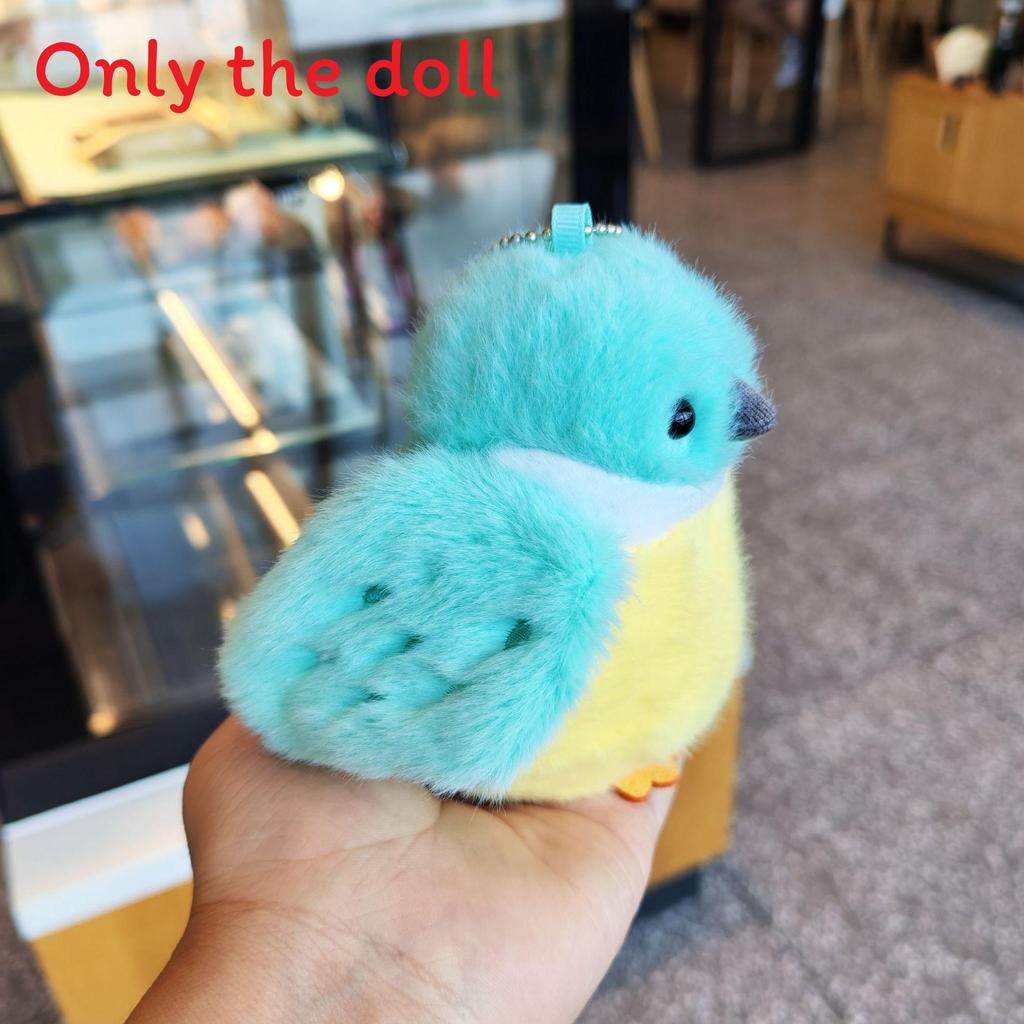 Parrot Cute Cartoon Kiwi Bird Sparro Swallow Bird Plush Toy Pendant For Kid Gift