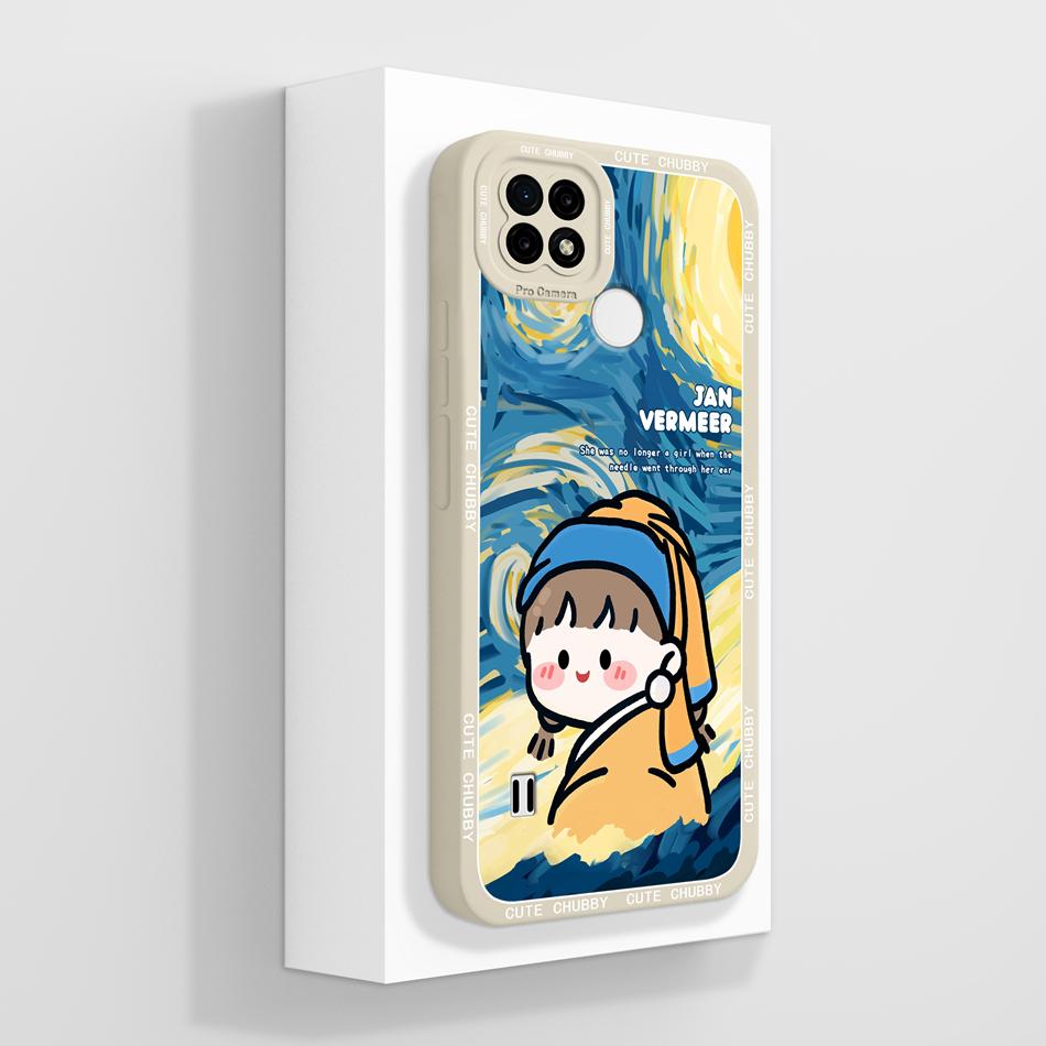 For Realme C21 C21Y C25 C25Y C25S Case Soft Liquid Silicone Phone Housing For Realme C 21 C 25 Anti Drop Artistic Back Covers