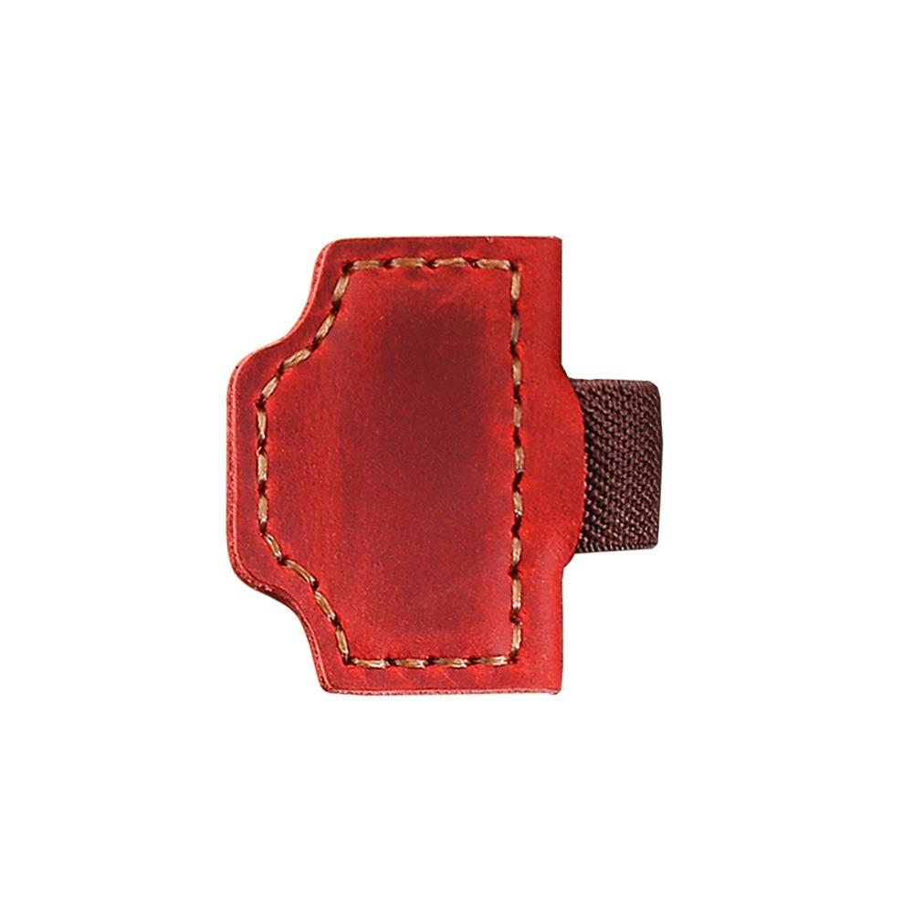 Retro Double-sided Magnetic Bookmark Pen Clip Leather Page Divider Multifunctional Colorful Staionery Supplies Students