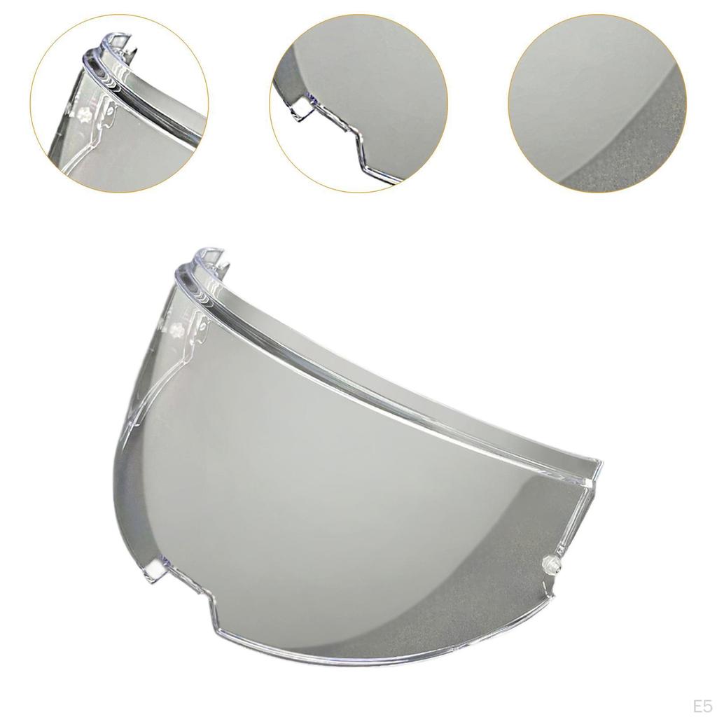 Face Helmet Visor Wind Anti Scratch Easy Installation Replace Part Lens for Ff906 Motorcycle