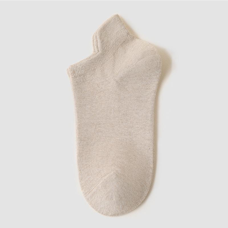 Female Spring and Summer Leisure Pure Cotton Ear Lifting Anti Wear Sweat Socks