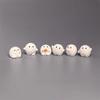 6pcs Cute White Little Tuan Tuan Car Ornament Car Dashboard Central Control Screen Resin Doll Decoration Anime Car Accessories