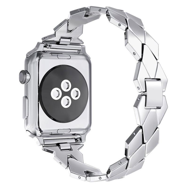 Stainless Steel Strap For Apple Watch 8 7 4 5 6 SE 45mm 41mm 44mm 40mm Metal Bracelets for Iwatch 3 38mm 42mm Watch Accessories