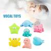 Baby Bath Toys Cute Cartoon Silicone Animals Water Toys Swimming Pool Water Game
