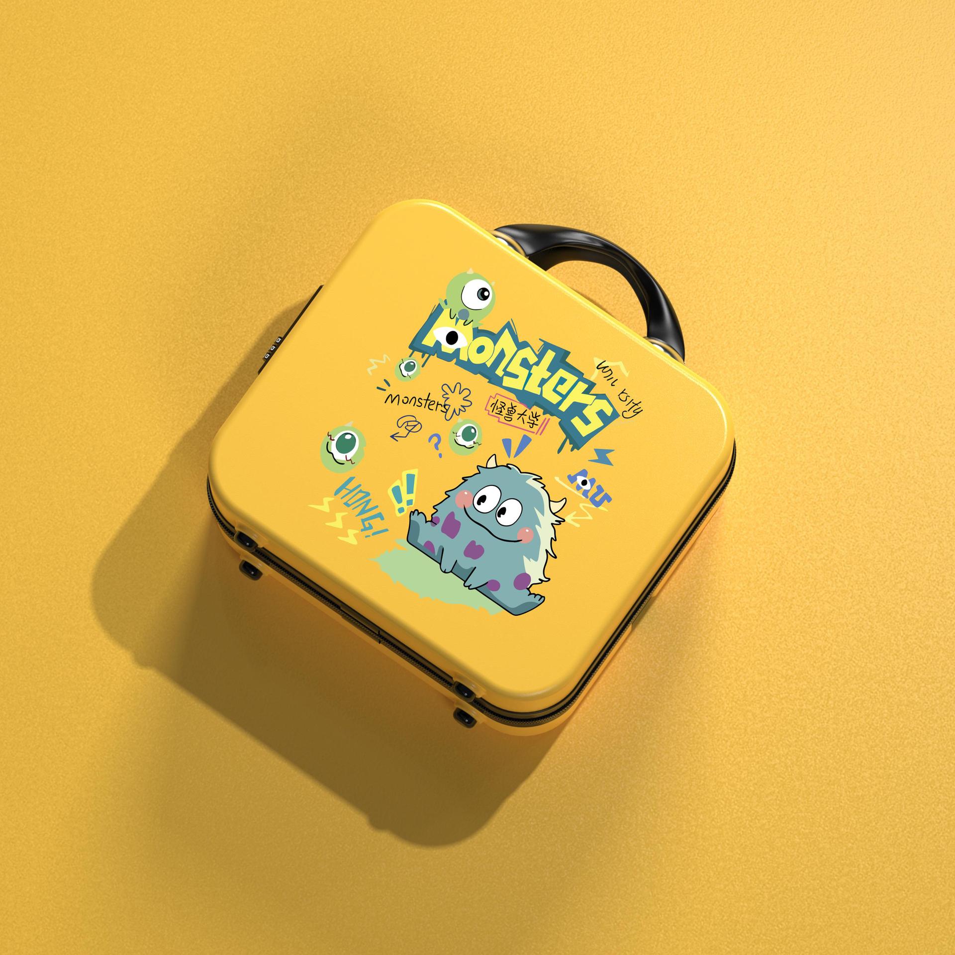 

Новый симпатичный 14-дюймовый ручной чемодан для посадки багажа 16-дюймовый ящик для хранения большой емкости пароль ящик портативный 16 inches+storage+large capacity жёлтый/оранжевый