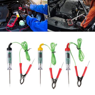 For Truck Electric Circuit Tester Automobile Test Long Probe Pen Light Bulb Voltage Tester Power Probe Diagnosis Scanner