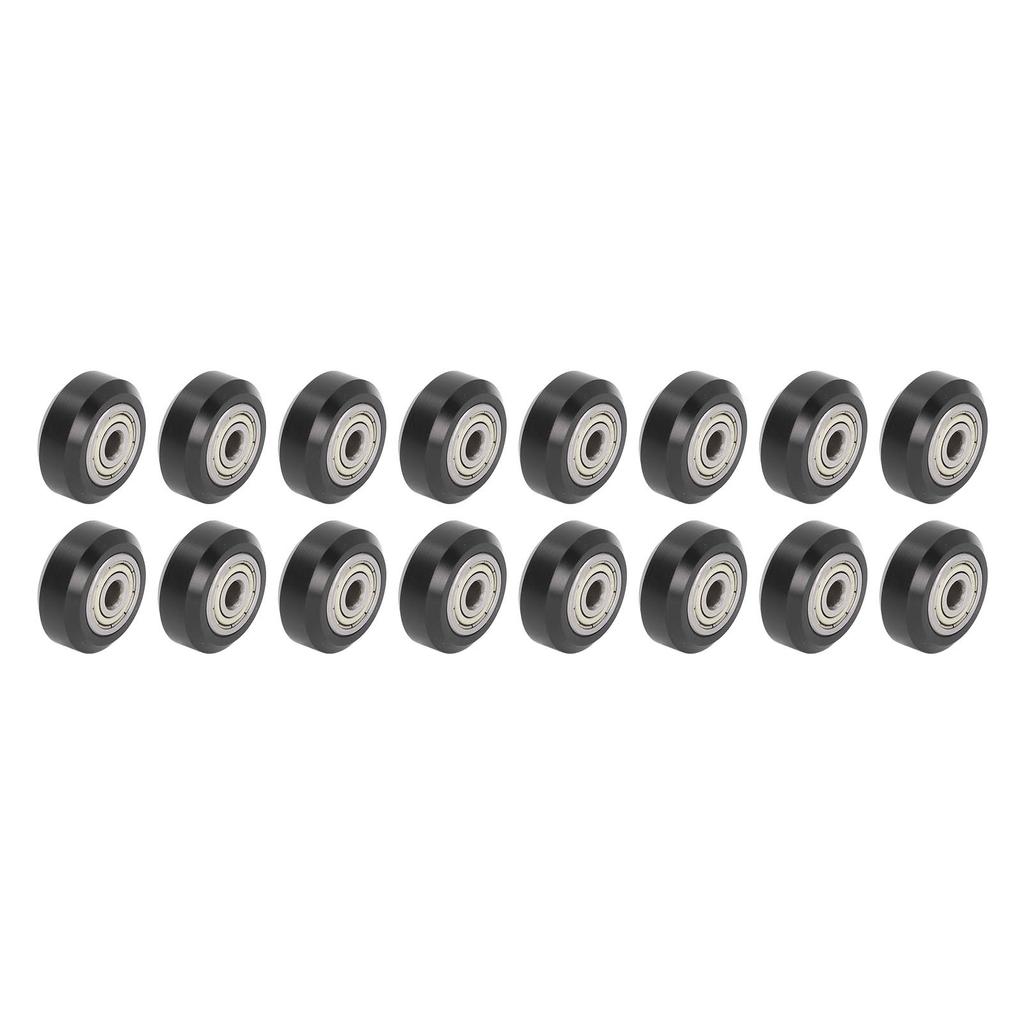 48PCS 3D Printer Pulley Wheel Set Stable Low Friction POM Precise Steel Pulley Set for Printing