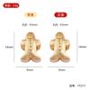 YT zinc alloy oil dripping small pendant, bracelet pendant, Christmas zinc alloy small size pendant