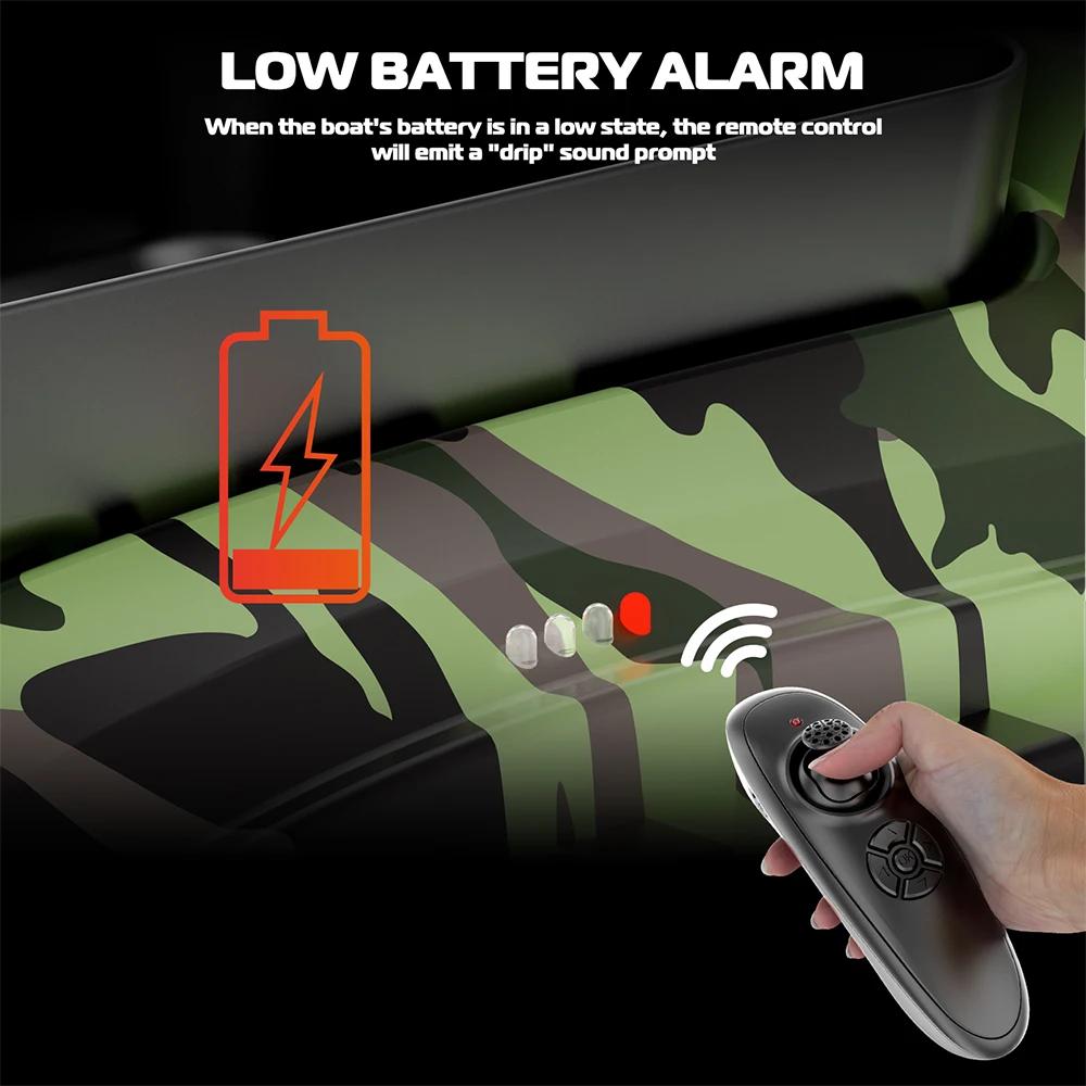 New Remote Control Fishing Bait Boat Dual Motor Fish Finder 4KG Loading Support Automatic Cruise/Route Correction Camouflage Bait Boat Fishing Gear