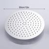 Stainless Steel Ultra-thin Shower Head with Awning 12/10/8 Inch Rain Shower Head Chrome-plated Round and Square Shower Awning
