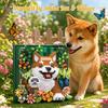 1600 KS Květiny a Zvířata Psi Hračky Stavebnice Sada Umění 3D Model Shiba Inu Hračky Na Stěnu Stůl Dekorace Dárky Pro Děti