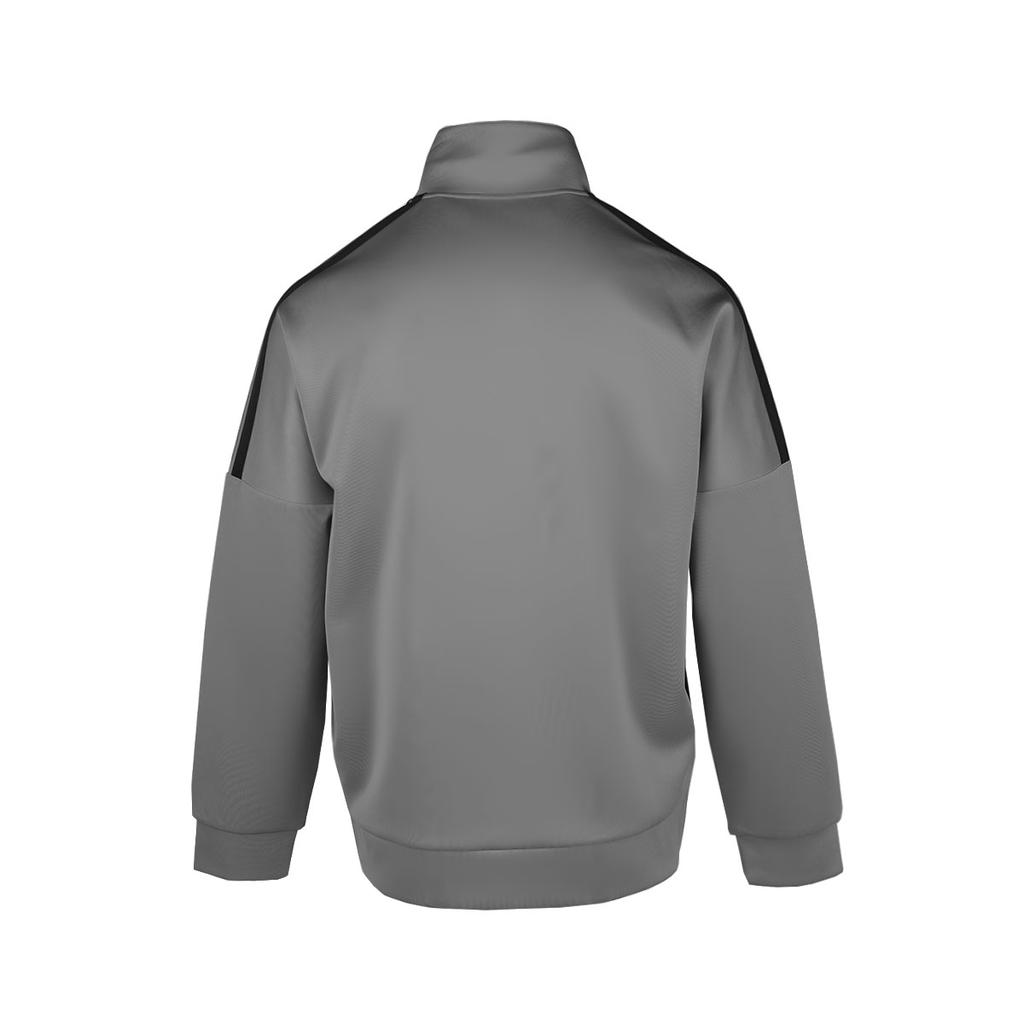 adidas Classic Three Stripes Sports Comfortable Casual Jacket Stand Collar Unisex Jacket Gray TR30JR2CS-GYB