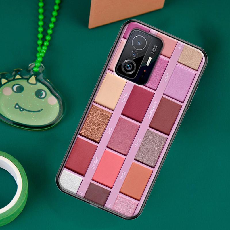 Makeup Eyeshadow Palette Case For POCO F5 X5 X3 Pro X4 F4 GT F3 M5s C40 Cover For Xiaomi 13 12 Lite 11T 12T Pro 12X