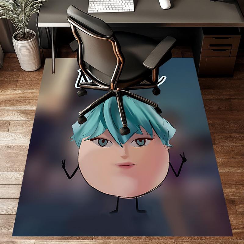 Custom KPop Demon Hunters Mat Personalized Name, Polyester Washable Indoor Entryway Rug, Gift for Christmas, Easter, Thanksgiving Day