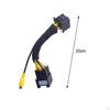 Fixed Harness Cable Plug Adapter, Car Backup Rear View Parking Cable, 20cm Camera