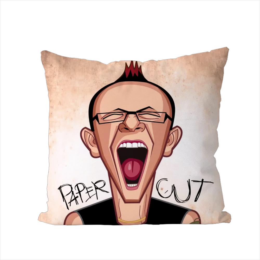 Singer CChester Bennington Pillow Case For Car Sofa Decorative Home Doublesided Print Plush Square Throw Pillow Cushion Cover
