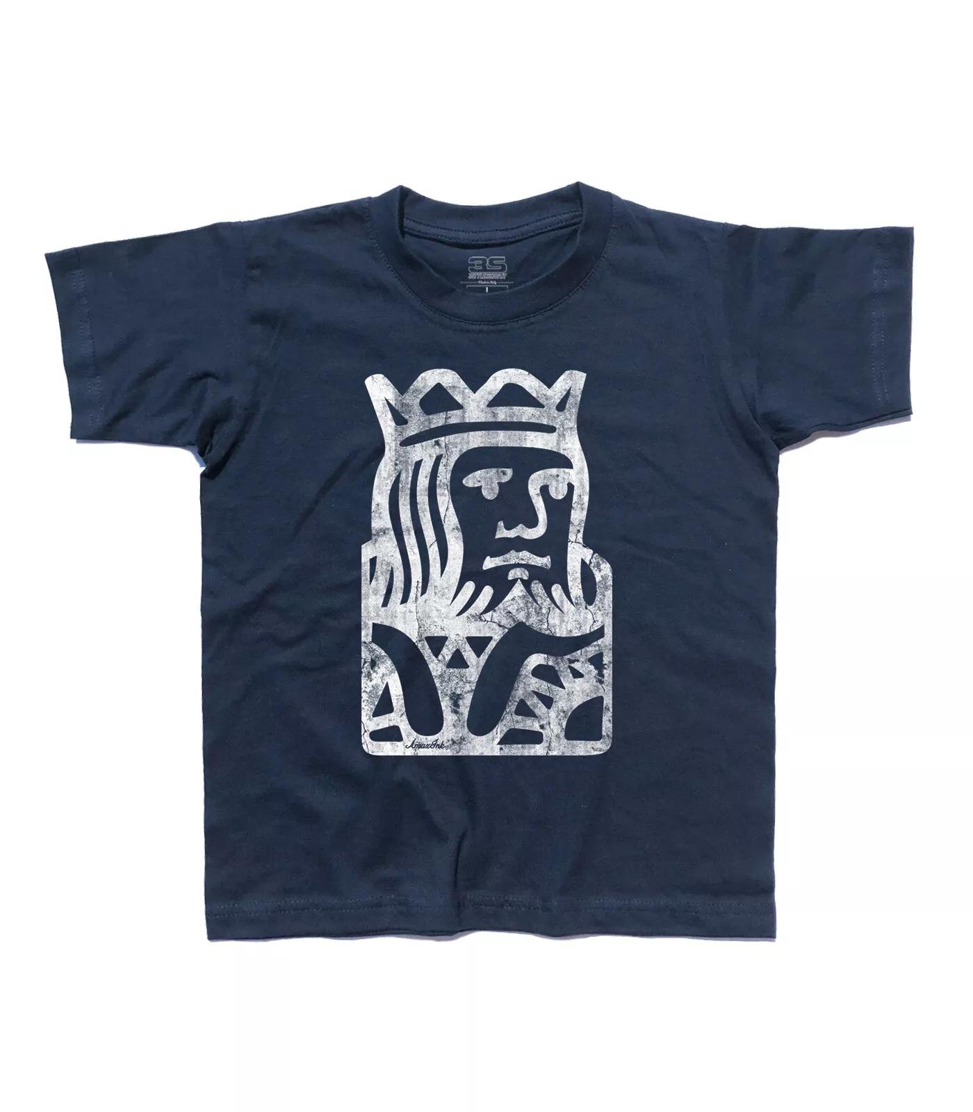 

T-Shirt Child King Re Poker Texas Hold em Cards All IN Bluff Chips Las Vegas 120