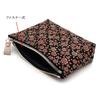 Inden Kaguwa Rose Traditional Koshu Inden Deer Original Brand Inden-ya Pouch, Design, Craft, Leather, Lacquered, (No. 8408)