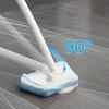 Sponges Shower Cleaning Brush, Handle with Interchangeable Heads - Detachable Floor And Wall Scrubbing Brush