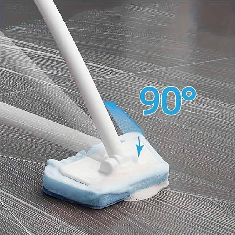 Sponges Shower Cleaning Brush, Handle with Interchangeable Heads - Detachable Floor And Wall Scrubbing Brush