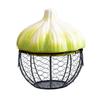 Kitchen Supplies Ceramic Holder Fruit Basket for Garlic Ginger Egg Storage Basket Farmhouse Decor