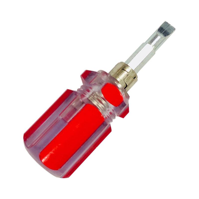 Crystal Stripe Screwdriver Set: Radish Head Phillips & Flathead, Small Screwdriver, Two-Color Handle
