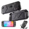 Coque de Protection en TPU pour Switch 2 Poignée Ergonomique Antidérapante Avec Couvercle Avant Rigide en PC Coque Protectrice Anti-Rayures Accessoires de Jeu