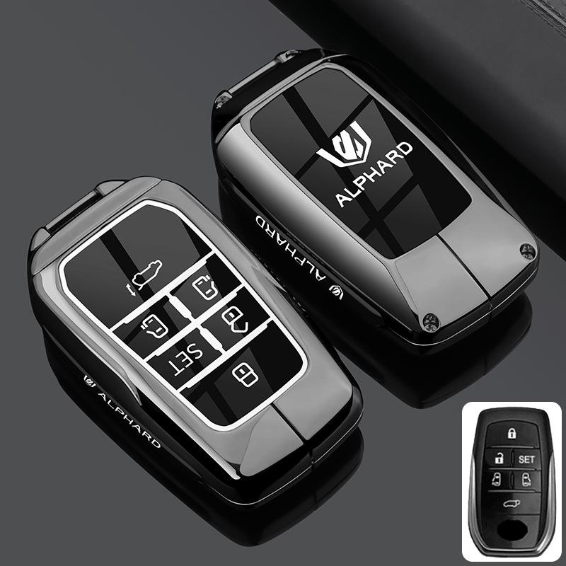 Metal Key Case for Toyota Alphard: Fits 24 & 23 Model Supreme Editions
