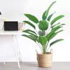 1pc Large Tropical Palm Tree Artificial Plants Fake Banana Plants Leaves Real Touch Plastic Monstera For Home Garden Party Decor