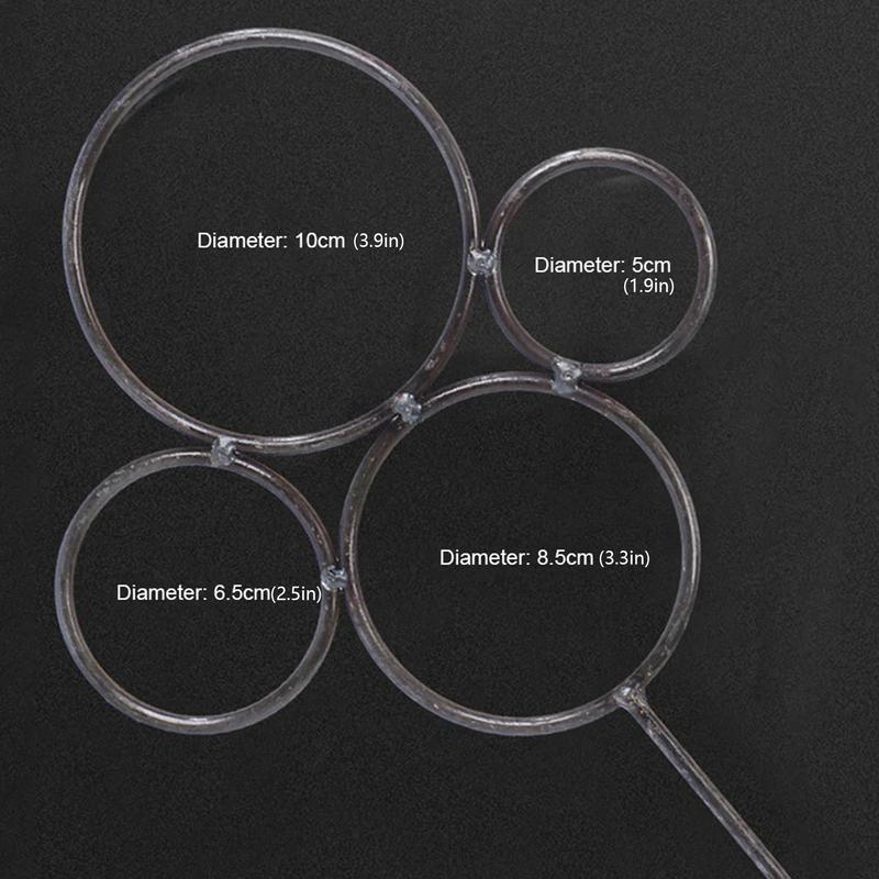 Glass Bottle Cutting Tool 4 Rings Round Heating Bottle Cutter For DIY Craft Practical And Sturdy Circle Glass Cutting Tools
