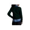 Polo Ralph Lauren FW24 Embroidered Logo Pattern Wool Cashmere Blend Cable Knit Ribbed Crew Neck Button Front Long Sleeve Sweater WMPOSWENDW20302-300