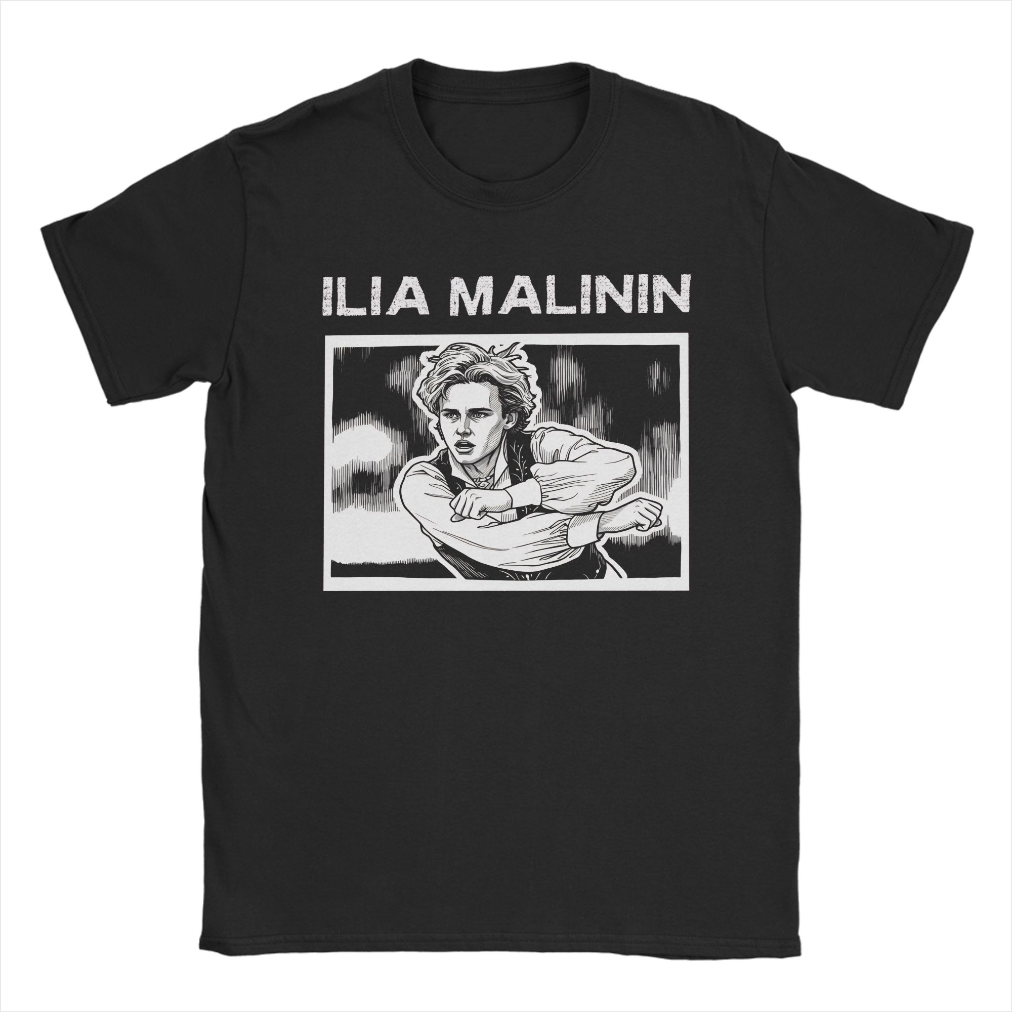 

Unisex Ilia Malinin T Shirts Pure Cotton Clothes Vintage Short Sleeve Crew Neck Tees Party TShirts S