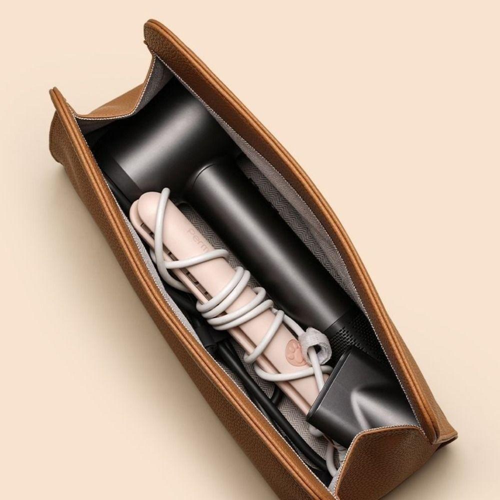 Magnetic Closure Hair Dryer Storage Bag Dustproof Cosmetics Bag  Travel Use