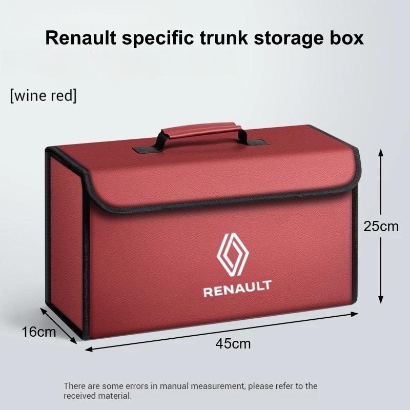 2026 Heiß Für Renault Radkappen Auto Kofferraum Aufbewahrungsbox Organizer Faltbare Behältertasche Für Renault RS Megane 2 3 Twingo Clio Captu