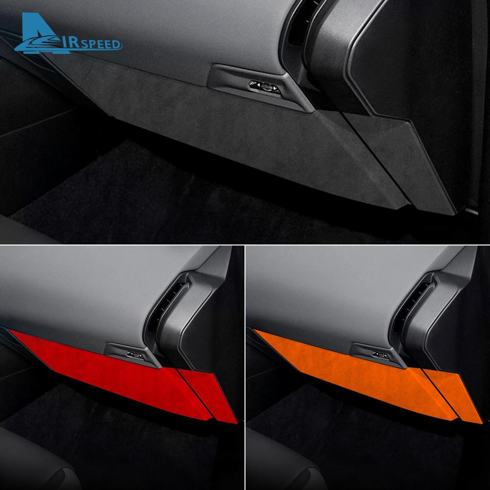 Interior Sticker for BMW X3 G48 G45 2025 2026 Italy Suede Anti-Dirty Glove Box Trim Cover